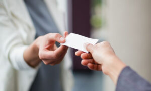 Oblikovanje poslovne vizitke podjetja.