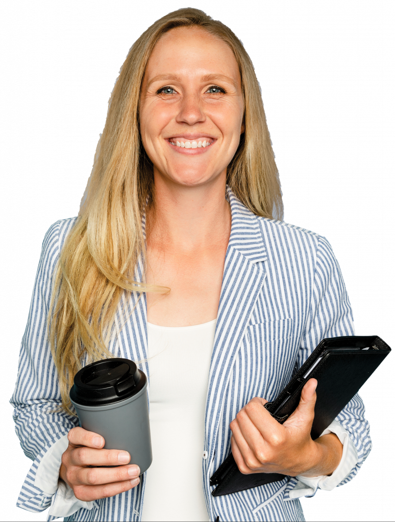 businesswoman holding coffee cup e1666453694770
