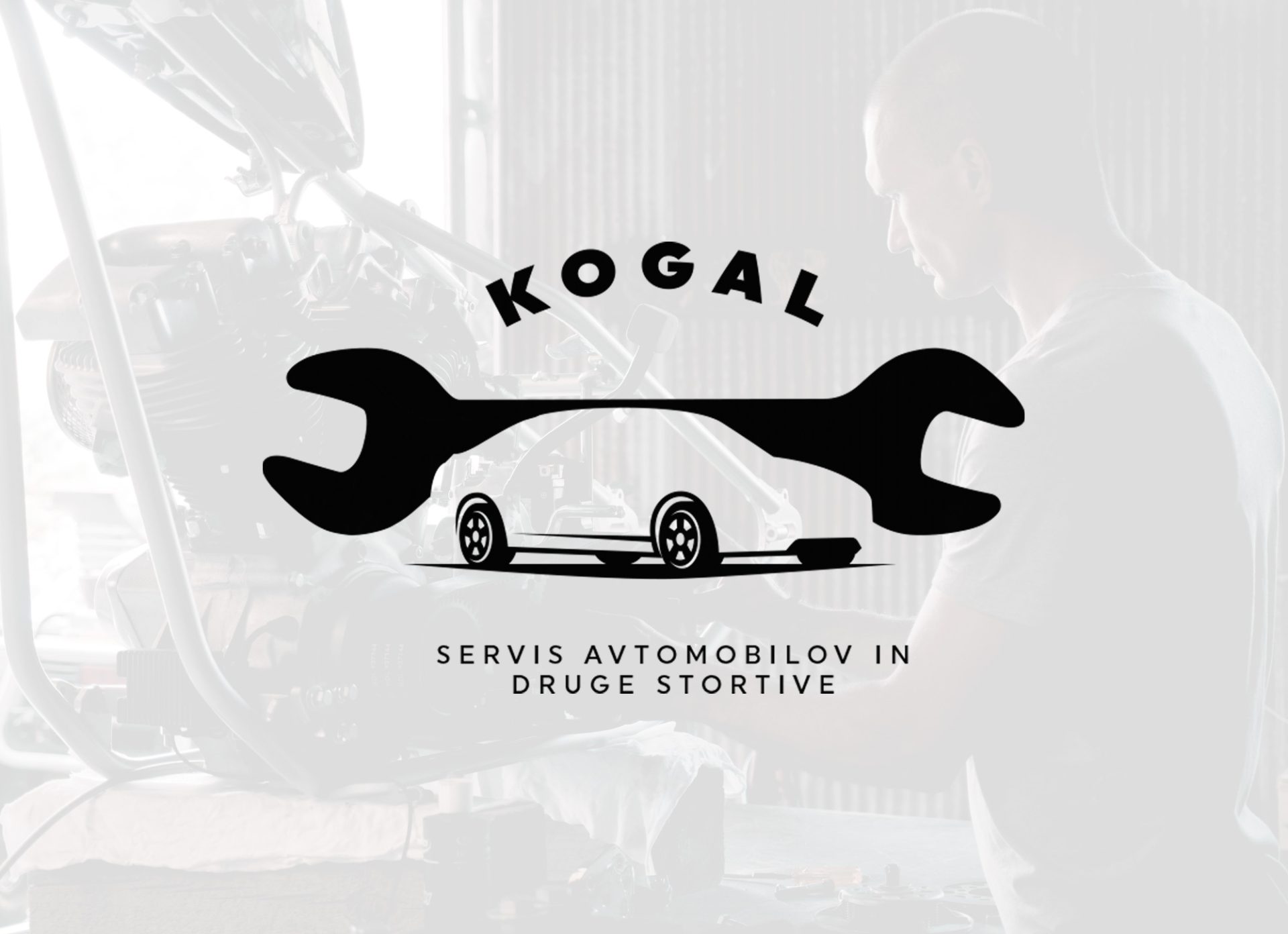 logotip servisa za avtomobile kogal