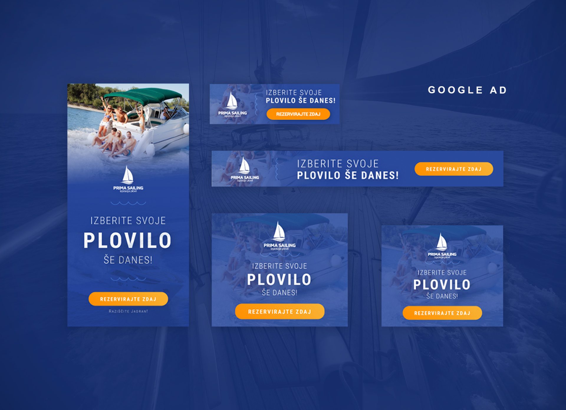 prima sailing reklamne google pasice
