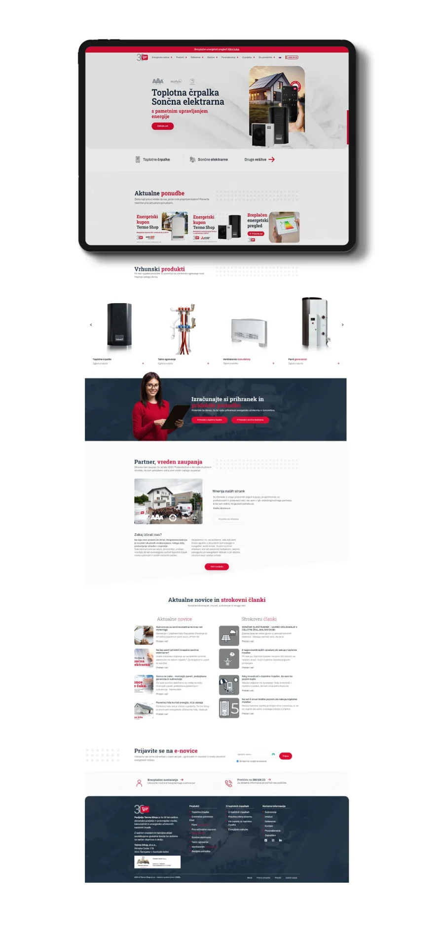 Spletna stran podjetja TermoShop 3 termoshop stran mockup home